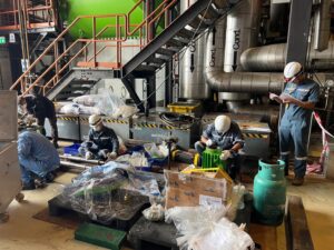 กฟผ.โรงไฟฟ้าจะนะ ดำเนินงานบำรุงรักษาประจำปี Combustion Inspection (CI) Unit 21